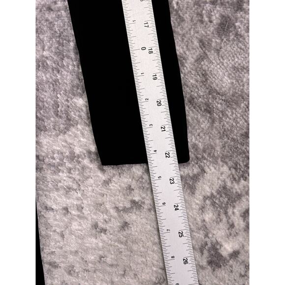 Piazza Sempione Dress US Small Womens Black Drape Neck Long Sleeve Keyhole - Picture 5 of 7